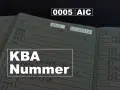 Fahrzeugschein mit KBA Nummer und Felgendaten. Die Nummer AIC000101 ist sichtbar.