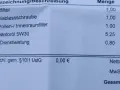 Rechnung für BMW Reparatur: Ölfilter, Öl, Dienstleistung. Gesamtkosten 303,26 €.