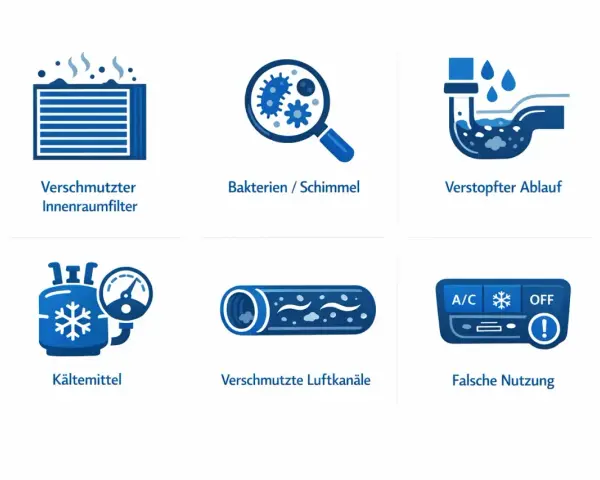 Wenn die klimaanlage auto stinkt, können verschmutzte Filter, Bakterien, verstopfte Abläufe oder falsche Nutzung die Ursache sein.